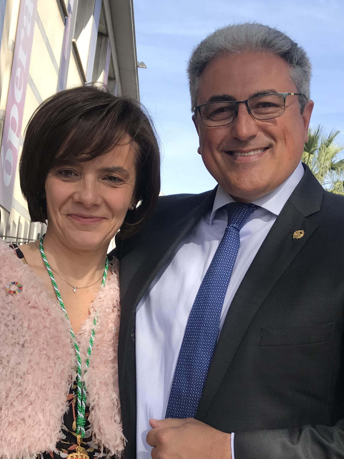Fernando Delgado y Montserrat Zamorano