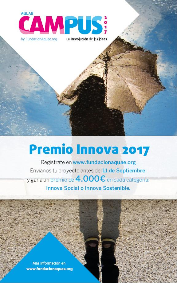 Premio Innova 2017 Cartel premio Innova 2017