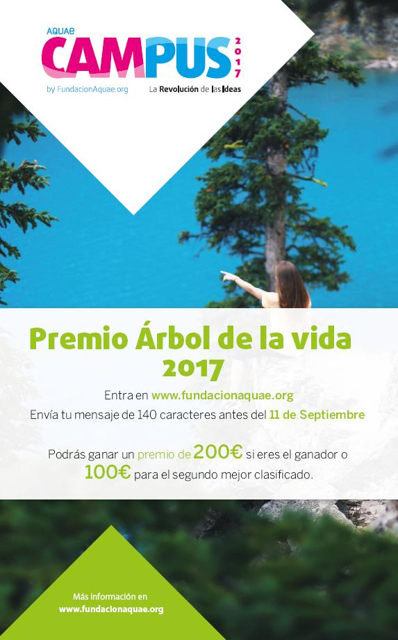 Premio Árbol de la vida 2017 Cartel Premio Árbol de la vida 2017